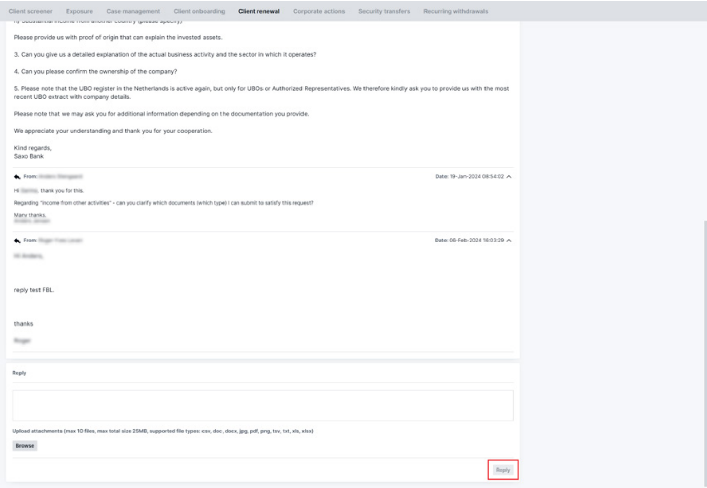 Correspondence section image